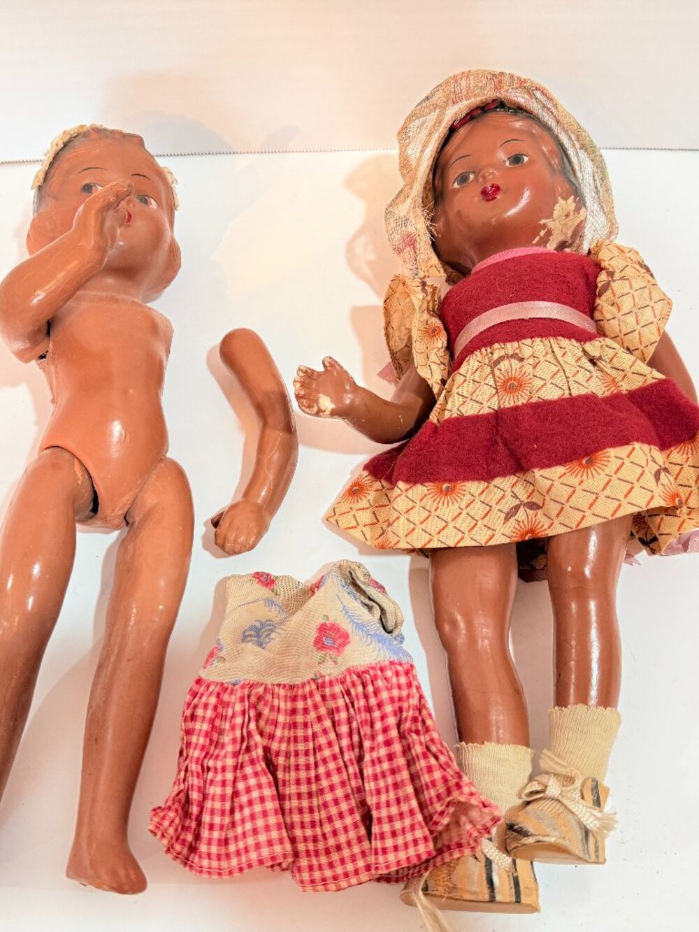 Antique Vintage African American Patsy?Patsyette?Patsy Jean? Composition DOLL